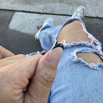 GlamX Nails & Spa - Lifting after seven days. Left edge was not flush when leaving salon. - Nail Salons Near Me - Redlands, California GlamX Nails & Spa - Lifting after seven days. Left edge was not flush when leaving salon. - Nail Salons Near Me - Redlands, California