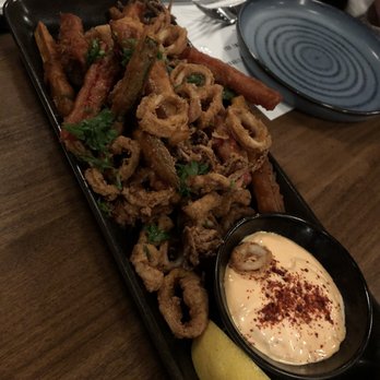 Black Rail Kitchen + Bar - Calamari - Mediterranean Near Me - Carlsbad, California Black Rail Kitchen + Bar - Calamari - Mediterranean Near Me - Carlsbad, California