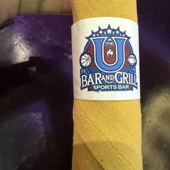 The U Bar And Grill - Napkin - Sports Bars Near Me - New York, New York