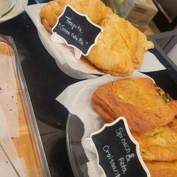 Drop Cafe - Feta pies with fresh Fila dough, warmed up with honey if you prefer. - Coffee & Tea Near Me - Haverhill, Massachusetts