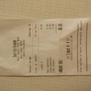 Burrito Grande - Prices per table menu - Mexican Near Me - Roy, Utah Burrito Grande - Prices per table menu - Mexican Near Me - Roy, Utah