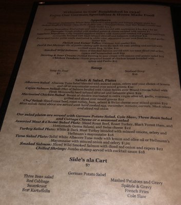 Menu photo 2 Gus's Restaurant & Tavern New Windsor, NY