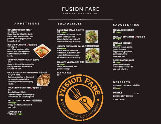 Menu photo 8 Fusion Fare Restaurant Santa Cruz, CA