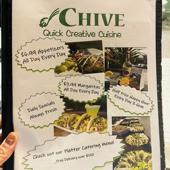 Chive - Menu - Salad Near Me - Vero Beach, Florida