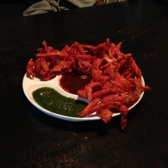 Sula Indian Restaurant - Onion bhajia - they're more like onion fries rather than onion balls - Indian Near Me - Vancouver, British Columbia Sula Indian Restaurant - Onion bhajia - they're more like onion fries rather than onion balls - Indian Near Me - Vancouver, British Columbia