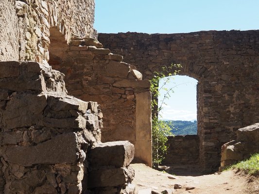 Aggstein Castle by null