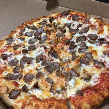 Steve's Pizzeria & More - Sausage Cheese Pizza (Build Your Own). - Pizza Near Me - Falmouth, Massachusetts Steve's Pizzeria & More - Sausage Cheese Pizza (Build Your Own). - Pizza Near Me - Falmouth, Massachusetts