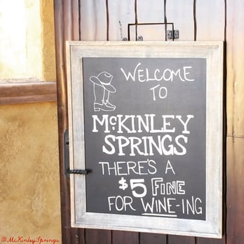 McKinley Springs - Inspired by our theme song by Chris LeDoux, "Five Dollar Fine" in reference to our $5 Tasting Fee - Wineries Near Me - Richland, Washington McKinley Springs - Inspired by our theme song by Chris LeDoux, "Five Dollar Fine" in reference to our $5 Tasting Fee - Wineries Near Me - Richland, Washington