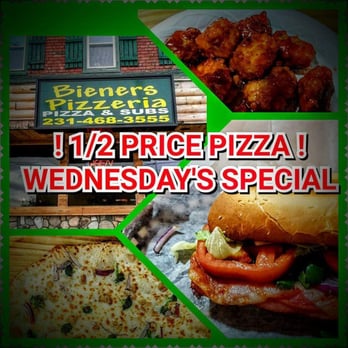 Bieners Pizzeria - a picture of a pizza and a sandwich - Pizza Near Me - Cadillac, Michigan Bieners Pizzeria - a picture of a pizza and a sandwich - Pizza Near Me - Cadillac, Michigan
