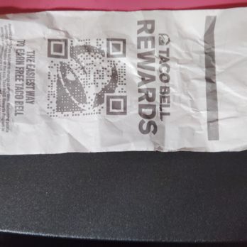 Taco Bell - Reward receipt!! Message wrote on the other side. - Fast Food Near Me - Pontiac, Illinois Taco Bell - Reward receipt!! Message wrote on the other side. - Fast Food Near Me - Pontiac, Illinois