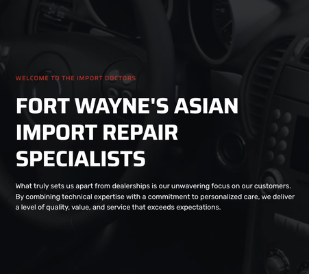 Import Doctors - Stop by today! Import Doctors - Stop by today!