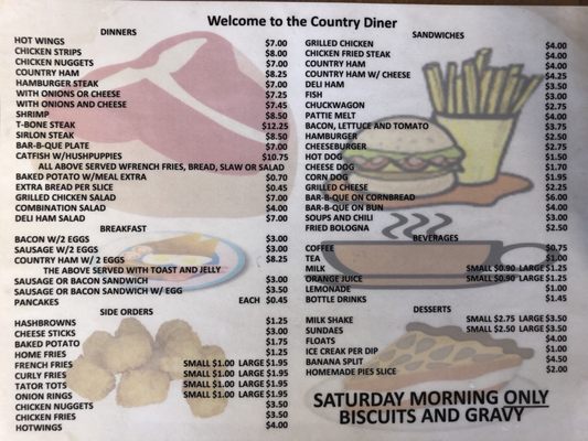 Menu photo 3 Country Diner Cunningham, TN Menu photo 3 Country Diner Cunningham, TN