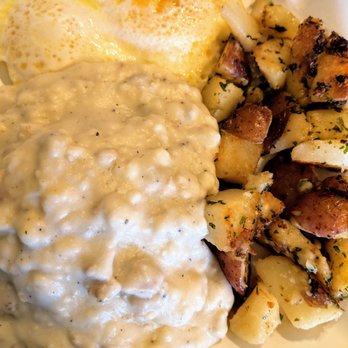 Egghead's Restaurant - Biscuits and gravy. Everything but the gravy was good. - Breakfast & Brunch Near Me - Fort Bragg, California Egghead's Restaurant - Biscuits and gravy. Everything but the gravy was good. - Breakfast & Brunch Near Me - Fort Bragg, California