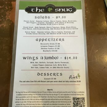 The Snug - Menu - Irish Pub Near Me - Savannah, Georgia The Snug - Menu - Irish Pub Near Me - Savannah, Georgia