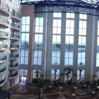Marriott Savannah Riverfront - View from an inside room with balcony. - Hotels Near Me - Savannah, Georgia