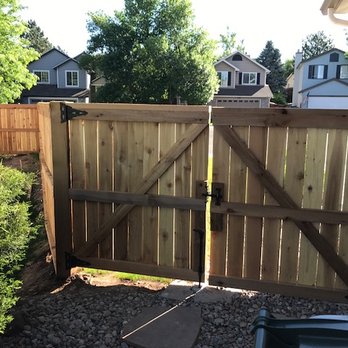 Denco Fence - Dual gate with 6x6 posts for gate anchors. - Fences & Gates Near Me - Denver, Colorado