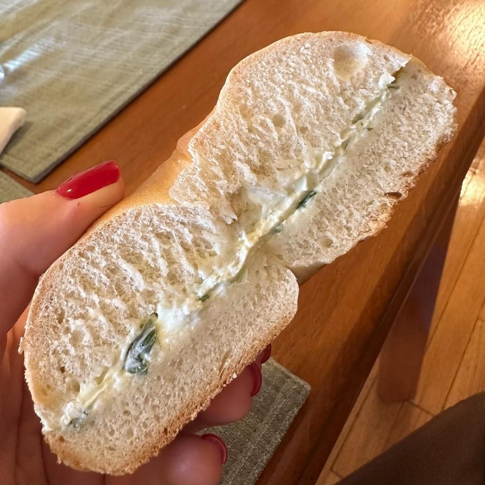 Bagel Boy - Bagel with scallion cream cheese - Bagels Near Me - Brooklyn, New York Bagel Boy - Bagel with scallion cream cheese - Bagels Near Me - Brooklyn, New York