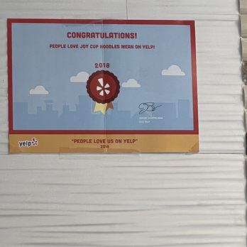 Joy Cup Noodles Mean - Yelptastic! - Noodles Near Me - Honolulu, Hawaii