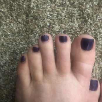 Natural Nails - They didn't paint all the way to the cuticle, did a lousy job of cutting back the cuticles and one of the nails is chipping on day one. - Nail Salons Near Me - Bangor, Maine