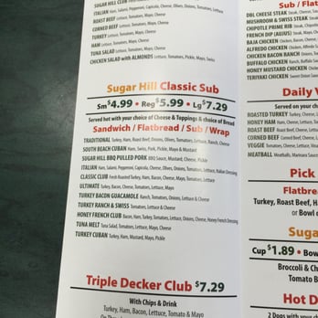 Sugar Hill Subs - First page on menu - Sandwiches Near Me - Sugar Hill, Georgia Sugar Hill Subs - First page on menu - Sandwiches Near Me - Sugar Hill, Georgia