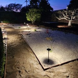 Four Season's Gardening Services - Landscape design with lights