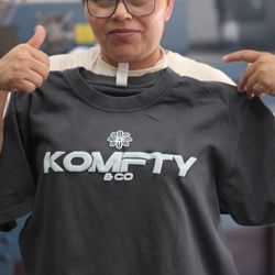 Custom t-shirt with puff print!