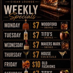 Weekly specials