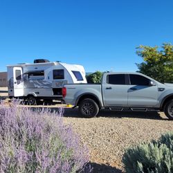 Taos Monte Bello RV Park - Very wide spaces!!
