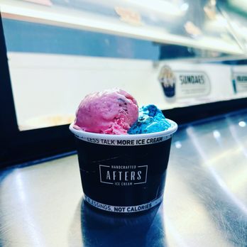 Afters Ice Cream - Cookie Monster and Strawberry Cookie Crunch - Ice Cream & Frozen Yogurt Near Me - Alhambra, California