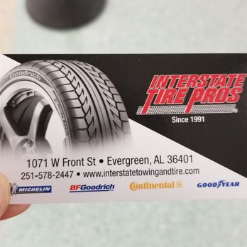 Interstate Towing & Tire - Tires Near Me - Evergreen, Alabama Interstate Towing & Tire - Tires Near Me - Evergreen, Alabama