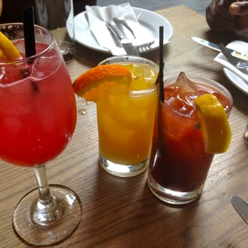 Via 13 - The boozy in the Boozy Brunch - Watermelon spritzer, Screwdriver, Bloody Mary - Italian Near Me - New York, New York Via 13 - The boozy in the Boozy Brunch - Watermelon spritzer, Screwdriver, Bloody Mary - Italian Near Me - New York, New York