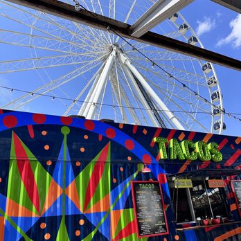 Taco Container - a ferris wheel in the background - Tacos Near Me - St. Louis, Missouri