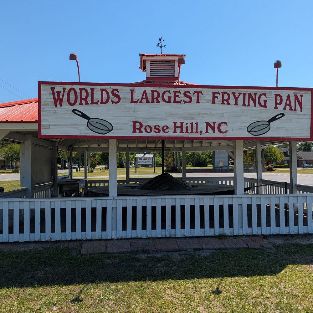 World's Largest Frying Pan - Landmarks & Historical Buildings Near Me - Wallace, North Carolina