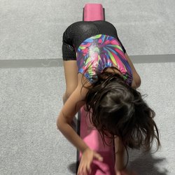 Rockwall Gymnastics Academy - Working on balance