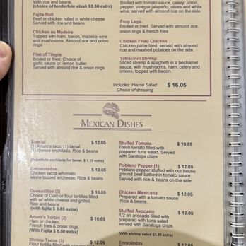 Arturo's - Menu - February 2025 - Mexican Near Me - Nuevo Progreso, TAM