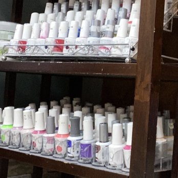 Fab Nails & Spa - Dusty shelves - Nail Salons Near Me - Gilbert, Arizona
