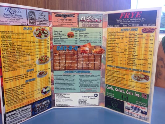 Menu photo 6 Fuzzy's Wholesale Bar-B-Que Madison, NC