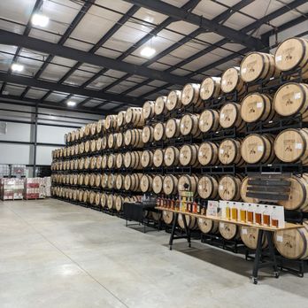 Litchfield Distillery - stacked barrels in warehouse - Distilleries Near Me - Litchfield, Connecticut Litchfield Distillery - stacked barrels in warehouse - Distilleries Near Me - Litchfield, Connecticut