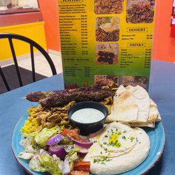 Kababji Mediterranean Grill - a plate of food - Mediterranean Near Me - Springfield, Massachusetts