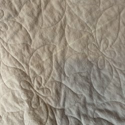 Cagey Quilter - Sun faded mark on my newly purchased flannel from Cagey quilter