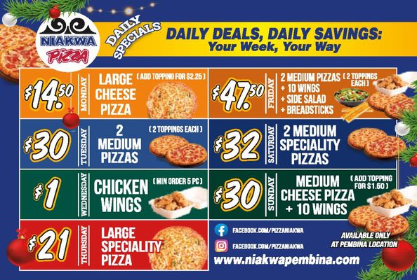 Menu photo 3 Niakwa Pizza Winnipeg, MB Menu photo 3 Niakwa Pizza Winnipeg, MB