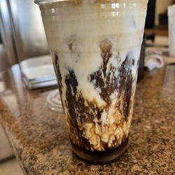 The Skool Cafe - A The Skool Cafe house special the "Hightop Classic Iced Coffee!"