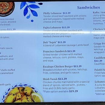 Olba - Menu (2/3) as of 6/21/26 - Mediterranean Near Me - Brookline, Massachusetts Olba - Menu (2/3) as of 6/21/26 - Mediterranean Near Me - Brookline, Massachusetts
