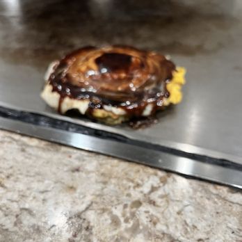 Yaki Yaki Miwa - Okonomiyaki - this took forever to cook and felt dry if it didn't have sauce - Teppanyaki Near Me - Honolulu, Hawaii Yaki Yaki Miwa - Okonomiyaki - this took forever to cook and felt dry if it didn't have sauce - Teppanyaki Near Me - Honolulu, Hawaii