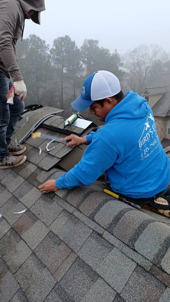 Slide of Bird's Eye Roofing Company