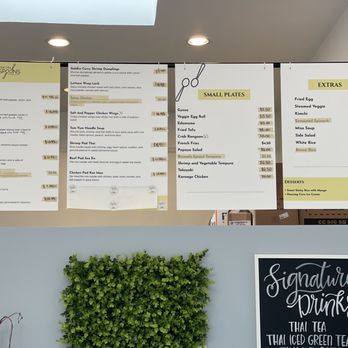 Dancing Spoons - Menu board - Thai Near Me - San Gabriel, California Dancing Spoons - Menu board - Thai Near Me - San Gabriel, California