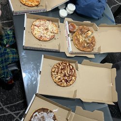 Larry's Pizza - Buffalo Chicken Ranch Pizza BBQ Chicken Pizza Bread Sticks Snickerdoodle