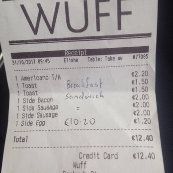 Wuff - Breakfast & Brunch Near Me - Smithfield, D