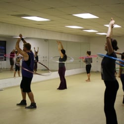 Sino West Performing Arts - Happy hooping in KiT's hoop class!