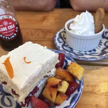 Bombera - Coconut tres leches cake and chocolate pot de creme. - Mexican Near Me - Oakland, California